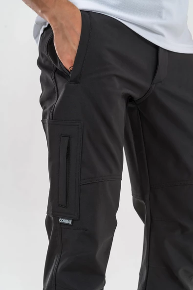 Combat Tactical Outdoor Taktik Softshell Kışlık Rüzgar Geçirmez Pantolon  - 544 - 6