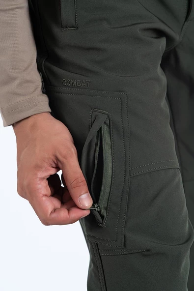 Combat Tactical Outdoor Taktik Softshell Kışlık Rüzgar Geçirmez Pantolon  - 544 - 6