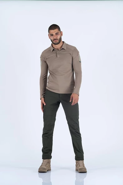 Combat Tactical Outdoor Taktik Softshell Kışlık Rüzgar Geçirmez Pantolon  - 544 - 2