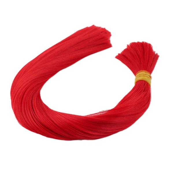 Kırmızı Renkli Sentetik Boğum Saç - 1Kg SBS-RED-PM-14X