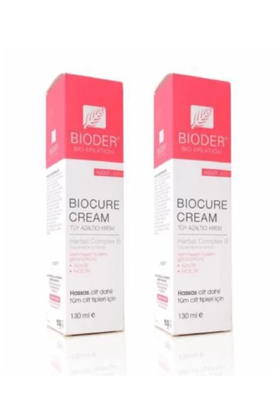 Biocure Cream 130 ml Tüy Azaltıcı Krem X 2 Adet