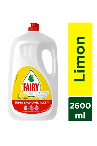 Fairy Sıvı Bulaşık Deterjanı Limonlu 2600 Ml 6 Adet - 2