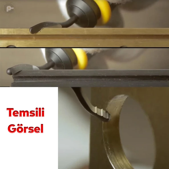 Kısa Saplı Çapak Alma Raspa Raspası Bıçağı Metal Kenar Parça Giderici 3D Baskı Kenar Düzeltici - 5