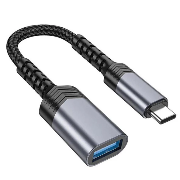 Polham Süper Hızlı Type-C To USB 3.0 OTG Adaptörü, Kulaklık, Mouse, Klavye, USB Bellek Çevirici Adaptör