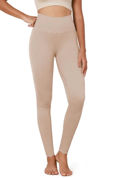 Kadın Yüksek Bel Fitilli Esnek Spor Tayt 4117 - 10