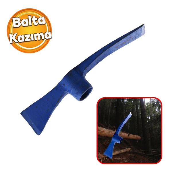 Baltalı Kazma Toprak Kazıma Çukur Açma Aleti Ağaç Kesme Odun Kırma Nacak