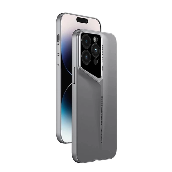iPhone 15 Pro Uyumlu  Uyumlu KılıfUltra İnce Kamera Korumalı Sert Rubber Procase Kapak - 2