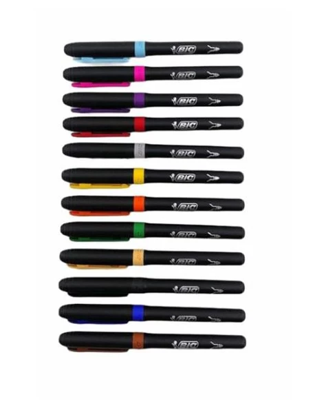 Bic İntensity Premium 12 Renk Keçeli Boya Kalemi - Resim 2