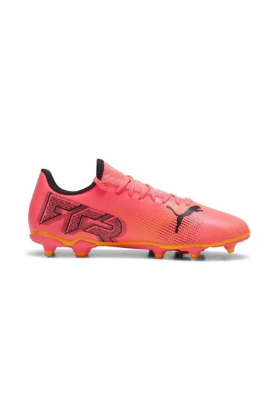 Puma FUTURE 7 PLAY FG/AG Krampon Ayakkabı Pembe-Turuncu 40-45 - 2
