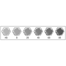 Faber Castell 9000 Dereceli Kalem 6'lı Set (HB,B,2B,4B,6B,8B)119063 - 2