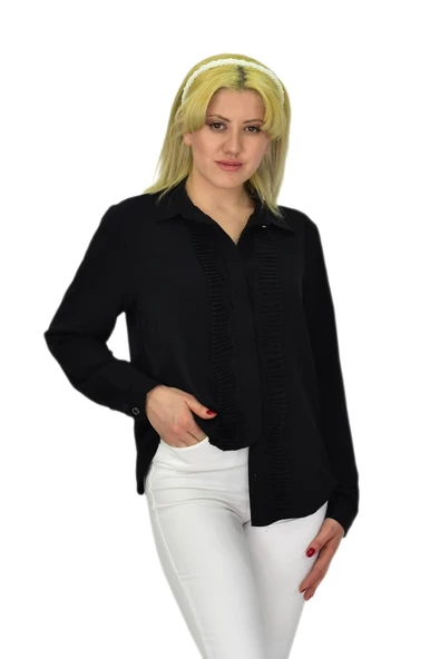 Kadın Önü Piliseli Gömlekli BGL-ST03714 - Resim 12