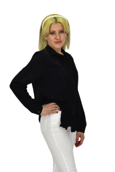 Kadın Önü Piliseli Gömlekli BGL-ST03714 - Resim 7