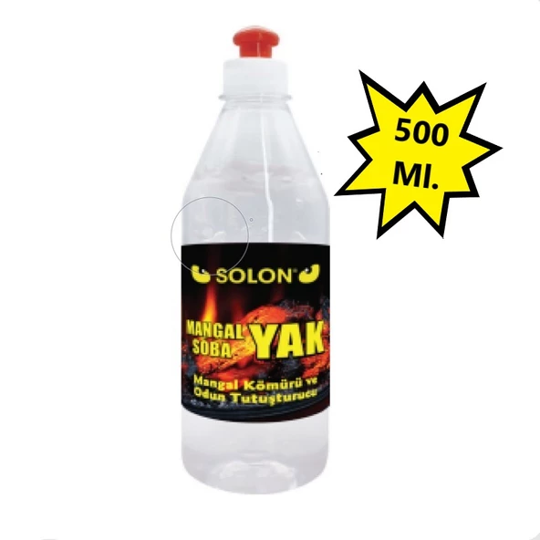 Mangal, Soba, Şömine 5 Adet Tutuşturucu Jel Yakıt. 500 Ml. 5' li - 6