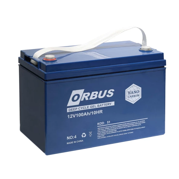 Orbus 100 AH 12 V Carbon Jel Akü - 2