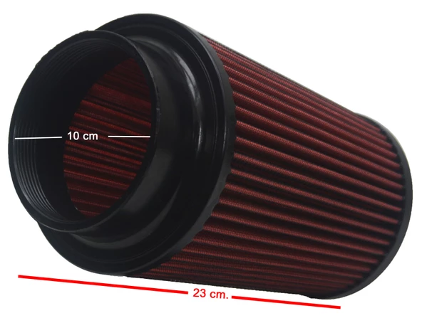 Hava Filtresi Performans 10cm K&N Kırmızı DAHI77 - 4