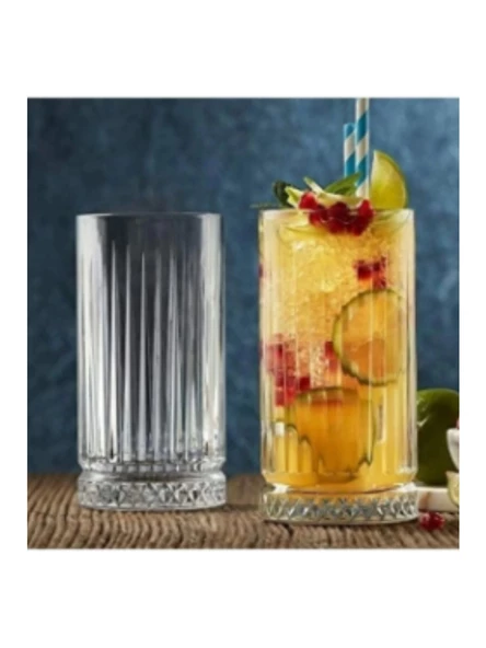 Paşabahçe 520445 Elsia Su Ve Meşrubat Bardağı 365cc 4 Lü - Resim 3