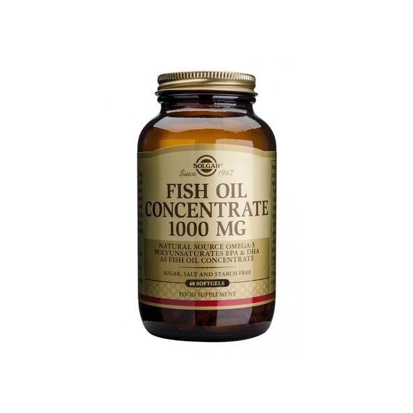 Solgar Fish Oil Concentrate 1000 mg 60 Softgel