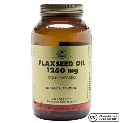 Solgar Flaxseed Oil 1250 mg 100 Kapsül