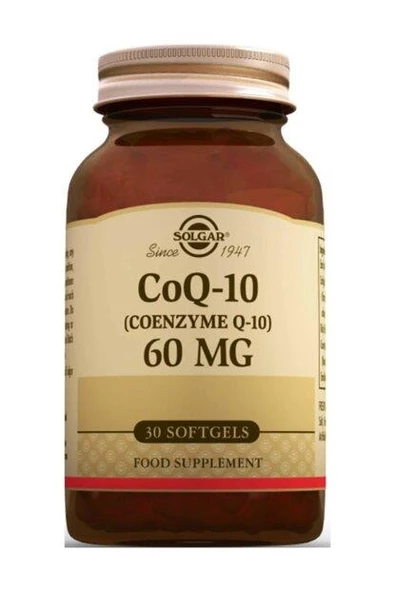 Solgar Coenzyme Q10 60 mg 30 Kapsül