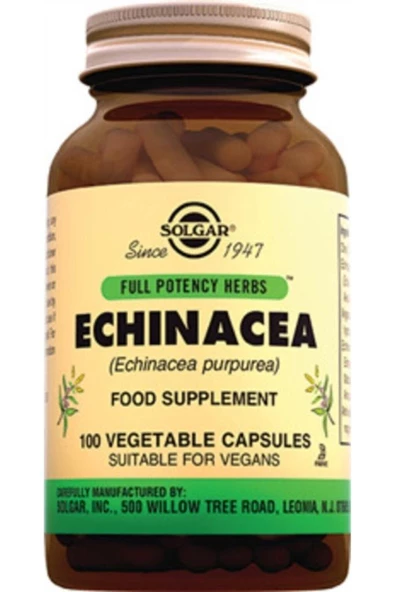 Solgar Echinacea 520 mg 100 Kapsül