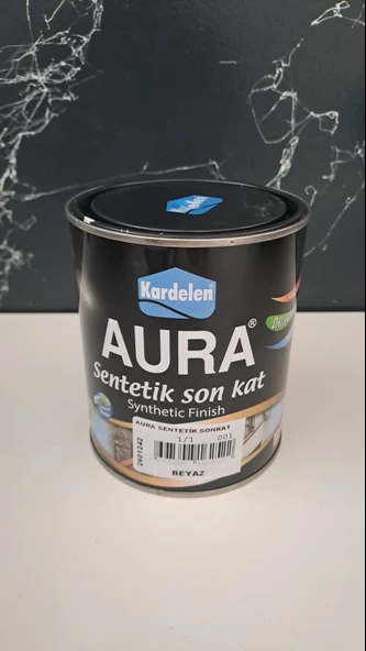 KARDELEN AURA SENTETİK & YAĞLI BOYA 1/1 (560ml-1kg) - BEYAZ