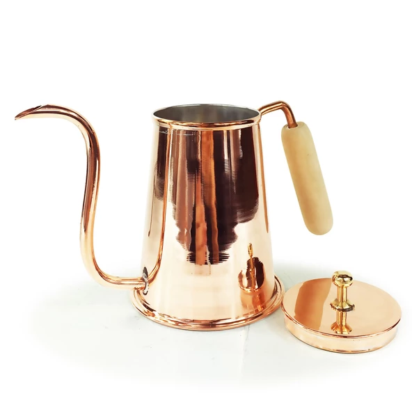 Shark Anatolia Kahveevi Bakır Demlik - 5