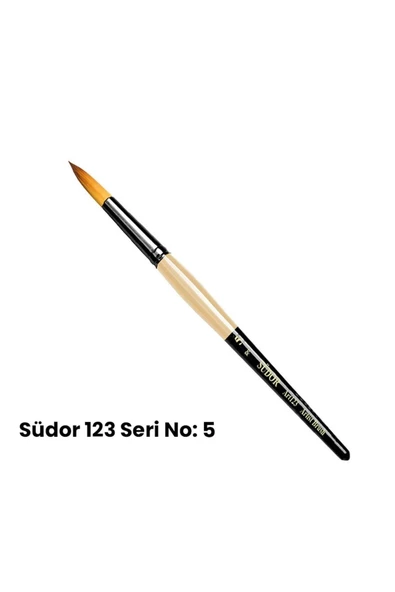 Südor Seri 123 Sentetik Yuvarlak Uçlu Fırça No:5