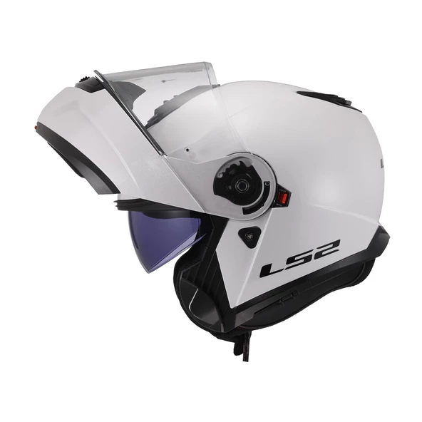LS2 STROBE 2 BEYAZ KASK M - 2