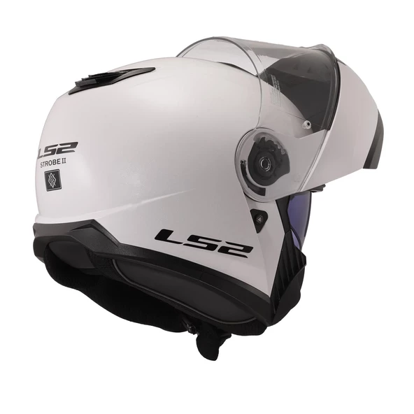 LS2 STROBE 2 BEYAZ KASK M - 4