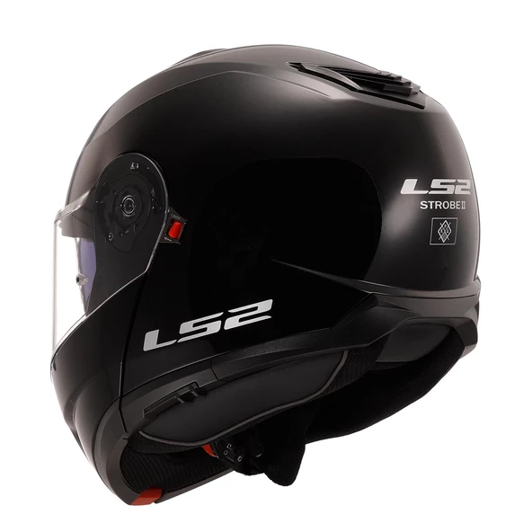 LS2 STROBE 2 SİYAH KASK M - 2