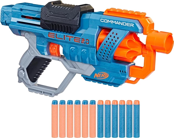 Nerf Elite 2.0 Commander Rd-6 12 Adet Nerf Mermi Elite Dart Seti - Resim 2