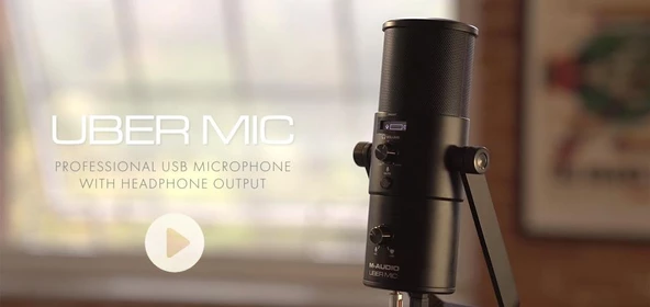 M-Audio Uber Mic - Usb Microphone With Headphone Output Usb Mikrofon - 9
