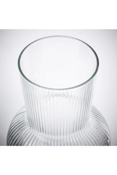 IKEA Padrag Dekoratif Vazo Karaf 17 cm Cam - 3