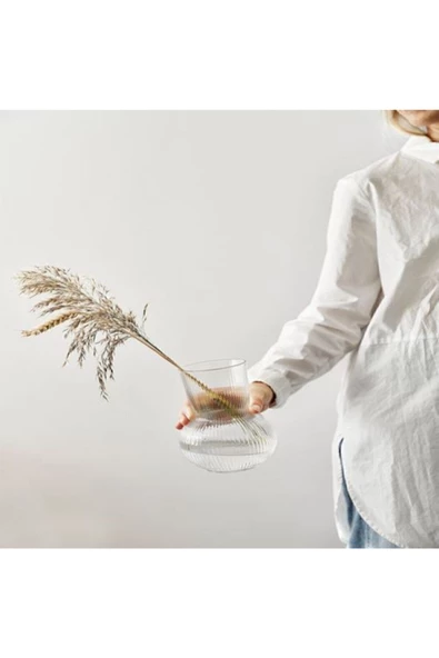 IKEA Padrag Dekoratif Vazo Karaf 17 cm Cam - 5