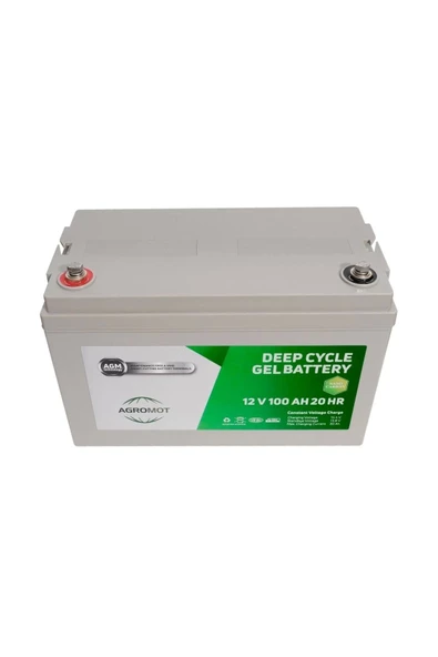 Agromot 12v 100 Ah Jel Akü - 3