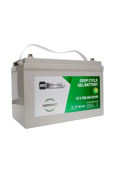 Agromot 12v 100 Ah Jel Akü - 2