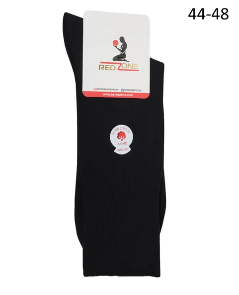 12 Adet Büyük Beden Diyabetik Çorap Lacivert - 4