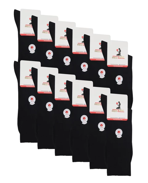 12 Adet Büyük Beden Diyabetik Çorap Lacivert - 2