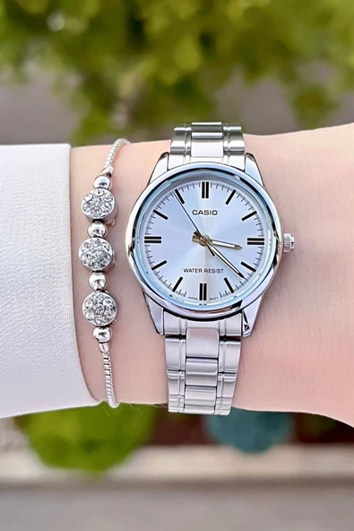 Casio CSISTE59 Gümüş Renk Hediye Paketli Kadın Kol Saati - Resim 3