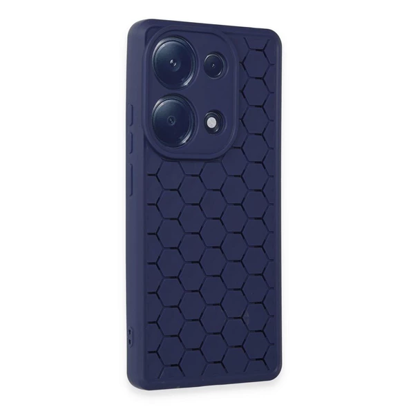 Gpack Xiaomi Redmi Note 13 Pro 4G Kılıf Bal Peteği Desenli Silikon ivy - 2