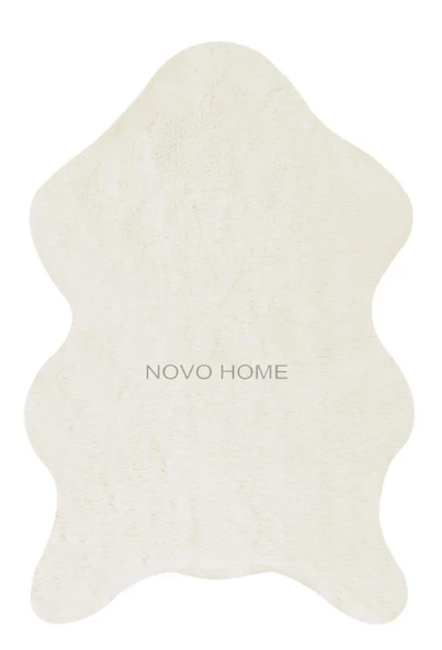 Novo Home Yolluk Özel Ölçü Halı Peluş 60x90 Angora krem