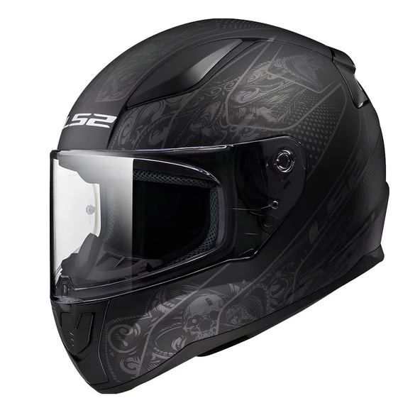 LS2 RAPID 2 CRYPT MAT SİYAH KASK M - 1