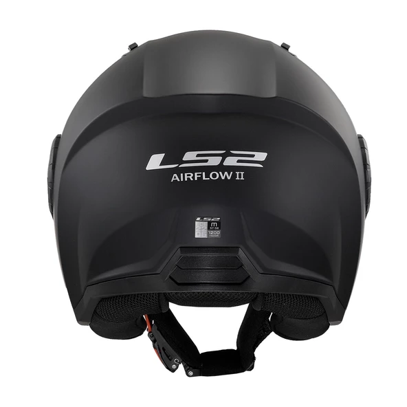 LS2 AIRFLOW 2 MAT SİYAH KASK L - Resim 4