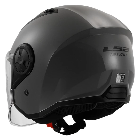 LS2 AIRFLOW 2 NARDO GRİ KASK L - 4