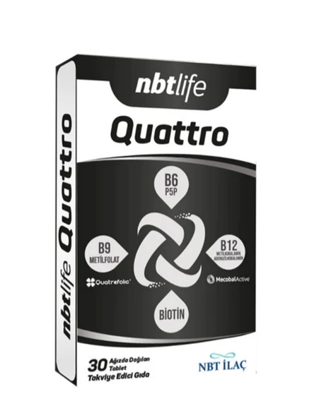 Nbt Life Quattro Takviye Edici Gıda 30 Tablet ürün görseli