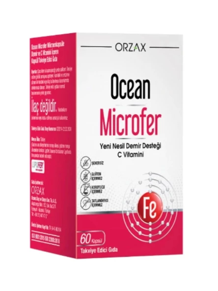 Orzax Microfer 60 Kapsül