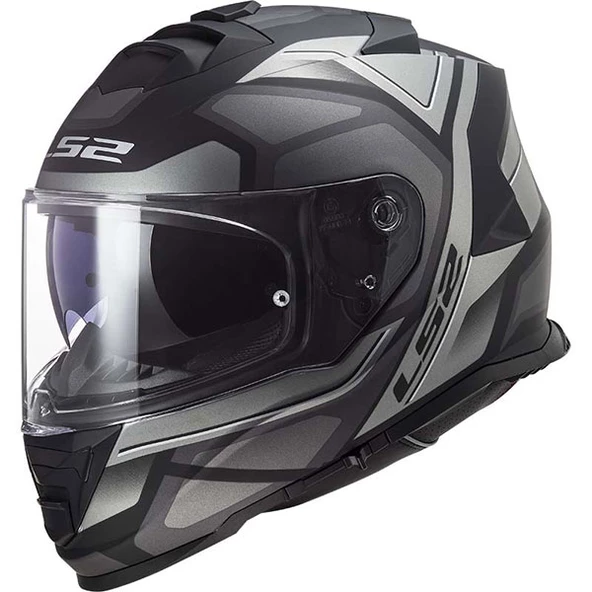 LS2 STORM 2 FASTER MAT TITANIUM KASK XL