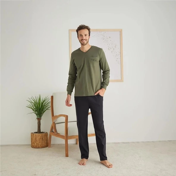 Elitepoint 1328 Erkek Kışlık Pijama Takım - 2
