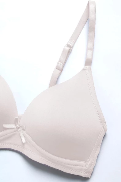 Genç Kız Alıştırma Penye Sütyen Pamuklu Soft Kap İç Çamaşırı - 5