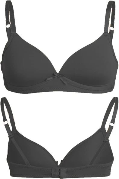 Genç Kız Alıştırma Penye Sütyen Pamuklu Soft Kap İç Çamaşırı - 10